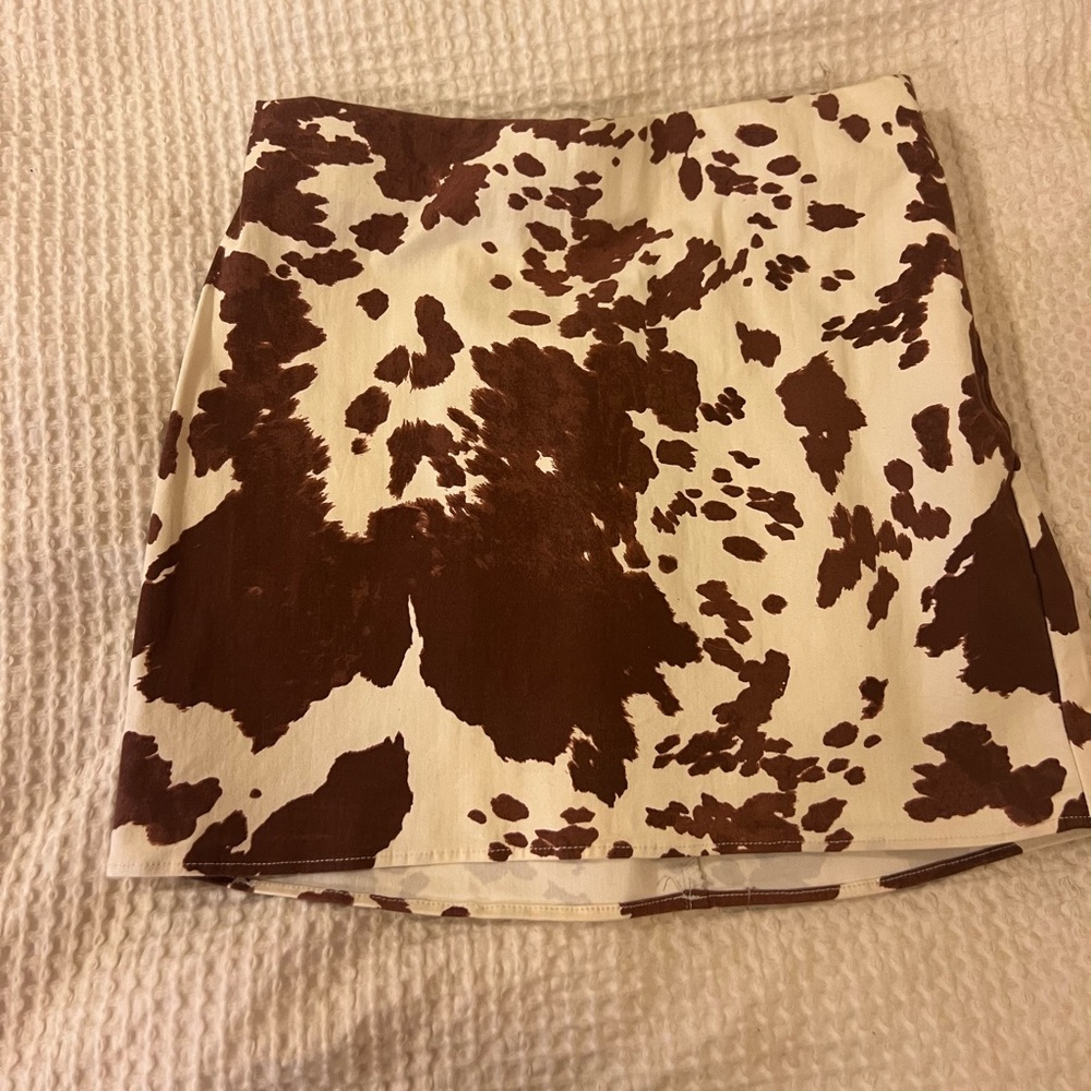 🤠 SHOW ME YOUR MUMU 🤎 Cow Print Skirt